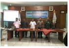 Kawal Demokrasi Desa, Babinsa Desa Linggar Kecamatan Rancaekek Hadiri Sosialisasi Pemilihan Anggota BPD